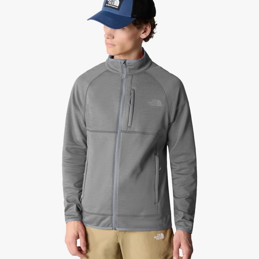 The North Face Charcoal Full-Zip Jacket